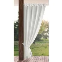 Eurofirany Outdoorvorhang GARDEN, wasserdichter Terrassenvorhang (1 St), Schlaufen, Lichtschutz, Polyester, für Pavillon, Pergola & Balkon, wetterfest, UV-Schutz