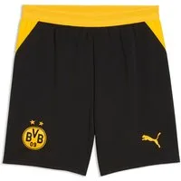 PUMA Trainingsshorts BVB SHORTS REPLICA Regular Fit, für Fußball, sportlicher Stil, atmungsaktives Material