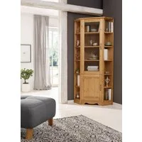 OTTO home Eckvitrine Trinidad Höhe 188 cm, FSC® zertifiziertes Massivholz