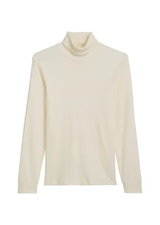 Marc OPolo Casual - DfC Longsleeve shaped White Cotton - Gr. - L