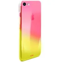 Puro Handyhülle Hologram Cover Case Schutz-Hülle Farb-Verlauf, für iPhone 7/8/SE 2020, Anti-Kratz, Transparentes Polycarbonat