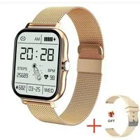 Nagham Ghazal Aswad Smartwatch Frauen Bluetooth Anruf Armband Sport Tracker 2025 Smartwatch (4cm cm/1.69 Zoll)