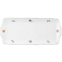 Seltmann Weiden Servierplatte Seltmann Weiden Sonate Nostalgie Kuchenplatte eckig 35x17,5cm, Porzellan, (Packung)