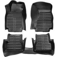 fussmattenprofi.com Auto-Fußmatte 5D Premium Auto Fussmatten für Audi A6 (C7) 2011-2018 (1 St), für Audi Audi A6