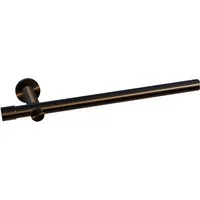 indeko Gardinenstange Linz, Ø 20 mm, 1-läufig, Wunschmaßlänge, mit Bohren, verschraubt, Stahl, Komplett-Set inkl. Montagematerial