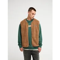 Quiksilver Fleeceweste für Erwachsene, mit sportlichem Stil, aus Polyester, ärmelloses Design