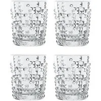 Nachtmann Schnapsglas Nachtmann Punk Whiskybecher 4er Set, Glas