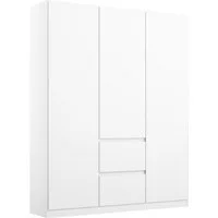 rauch Drehtürenschrank Kleiderschrank Schrank Garderobe Wäscheschrank Ankleide NIDDA (Breiten 91/136/181 cm, Höhe 197 cm) grifflose Front sowie Push-to-Open Funktion MADE IN GERMANY