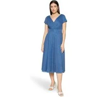 Vera Mont Cocktailkleid Damen im Glitzer-Look Stoff