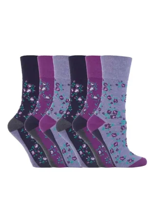 Gentle Grip - 6 Paar Damen Gentle Grip nicht elastische Socken - GG57