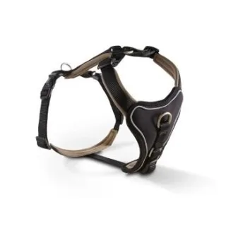 Wolters Professional Comfort Hundegeschirr schwarz/ braun XXXL