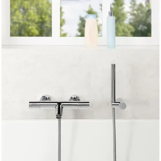 Herzbach Deep Wannen-Thermostat 11.132170.1.01 Aufputz, chrom