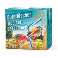 DURSTLOESCHER Softgetränk, Durstlöscher Tropical Geschmacksmix aus tropischen Früchten 500ml