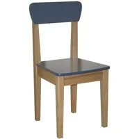roba® Stuhl Natur/Blau, für Kinder