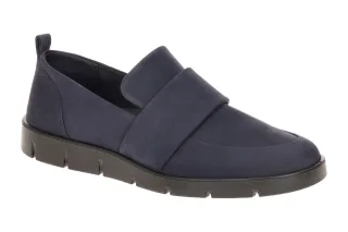 Ecco 28230302303 BELLA Damen Slipper night sky blau Echtleder flexibel bequem