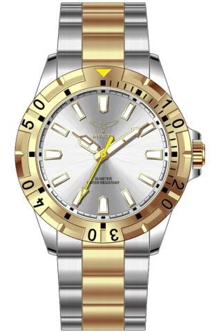 Invicta Specialty 69036 Herrenuhr - Quarzwerk - Metall mit silbernem Zifferblatt - 42 mm