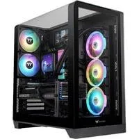 View 390 TG , Tower-Gehäuse schwarz, Tempered Glass x 2