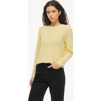 Vila Rundhalspullover VIDALO O-NECK L/S KNIT TOP- NOOS Baumwolle, regular fit