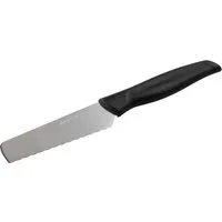 Nirosta Brötchenmesser Fackelmann Brötchenmesser 20cm schwarz
