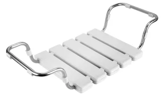 Neuesbad Serie 91 Badewannen-Sitz, 730mm, Edelstahl 201/Kunststoff, Oberfläche weiss NB1DENIV651C1