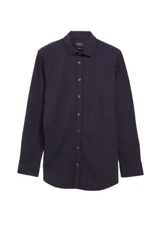 s.Oliver BLACK LABEL - Slim Fit Businesshemd blau - Gr. - 38