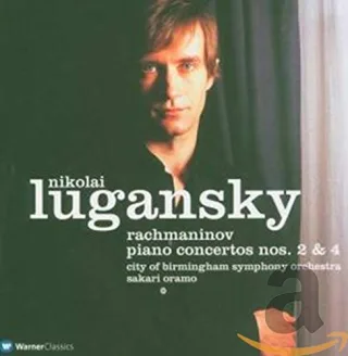 Klavierkonzerte 2 & 4 [Audio CD] Nicolai Lugansky Sergej Rachmaninov Sakari Oramo City of Birmingham Symphony Orchestra