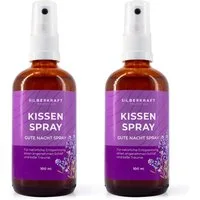 Silberkraft Duftöl Lavendelspray für Kopfkissen & Raum, Kissenspray mit echtem Lavendelöl (2-St., 100 ml hochwertiges ätherisches Lavendelöl (Lavandula angustifolia), Beruhigendes Duftspray, Schlafzimmer & Alltag, Vegan, Made in Germany