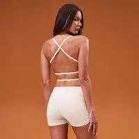 MP Damen Tempo Tank-Top mit offenem Rücken – Coconut - XXL