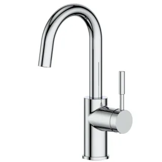 AqvaZone AqvaDesign Waschtischarmatur 024759750 chrom, rund, Hebel seitlich
