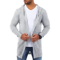CARISMA Cardigan Herren leichte Herren Feinstrick Weste Strickjacke lange Passform 7717 in Unifarbe