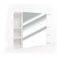 Vicco Badezimmerspiegelschrank Fynn, Weiß, 80 x 64 cm (1-St)