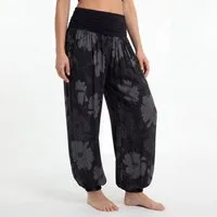 OriginalYou Haremshose Sommerhose luftig und leichte Pumphose für Damen mit elastischem Bund, sommerliches Design, Middle Waist