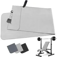 AFKSMILE Sporthandtuch Fitness Handtuch Mikrofaser 120x50, Schnelltrocknend Sporthandtuch, Reißverschlusstasche - Weiches Sporthandtuch fürs Fitnessstudio & Gym