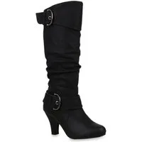 VAN HILL 98232 Stiefel Elegante Damen Stiefel Warm Gefütterte Winter Boots Gr. 36-41