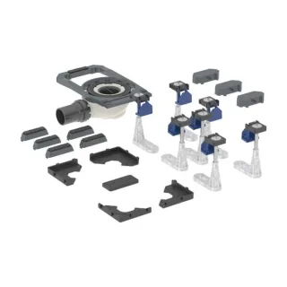 Geberit Duofix Duschwannenablauf 551566001 mit 7 langen Füßen, Sperrwasserhöhe 50mm