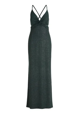 VM by Vera Mont - Abendkleid Dark Green/Grey - Gr. - 40