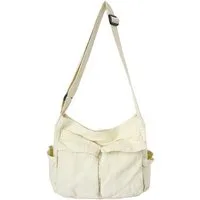 Zaewry Schultertasche Canvas Messenger Bag Umhängetasche Crossbody Schulter Tote Hobo Bag, für Frauen und Männer - Große Tasche mit mehreren Fächern