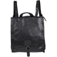 MIRROSI Tagesrucksack Damen auch als Crossbody Bag 2 in 1, zwei Größen (klein oder groß), aus hochwertigem Kunstleder, Rucksack, Daypack