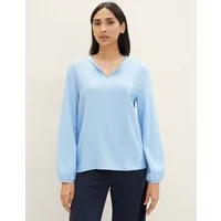 TOM TAILOR Langarmshirt T-Shirt Bluse mit Streifenmuster