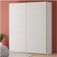 FORTE Schwebetürenschrank Fittio, Made in Europe, 2 Schiebetüren, modernes Design Höhe 2,35 mtr, stehende Montage
