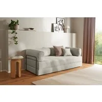 homsy by Ana Johnson Schlafsofa Folda Dauerschläfer, B: 206 cm, Liegefl. 181x198 cm, mit Bett-/Schlaffunktion, inkl. 1x Zierkissen, Tonnentaschenfederkern