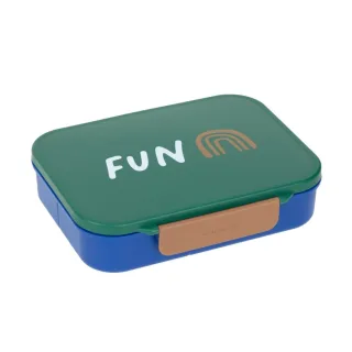 Lässig Brotdose, Bento Lunchbox Little Gang, Rainbow Green