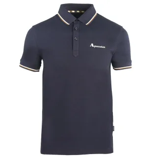 Aquascutum Markenlogo Navy Poloshirt