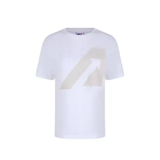 Autry Weißes Baumwoll-T-Shirt