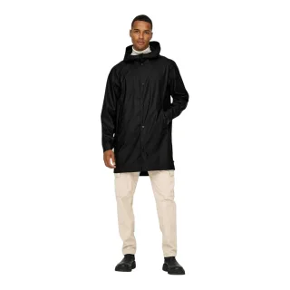 Only - Regenmantel für Herren, wasserabweisend, Regulär (Schwarz)