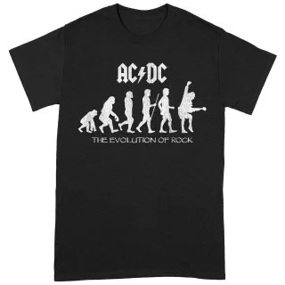 AC/DC - "The Evolution of Rock" T-Shirt für Herren/Damen Unisex (Schwarz)