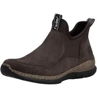 Rieker Schlupfboots Slipper, Slip-on Sneaker, Stiefelette mit MemoSoft-Innensohle