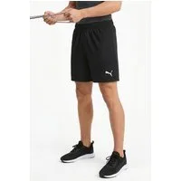 PUMA Trainingsshorts TEAMRISE TRAINING SHORTS JR aus Interlock-Material, mit Reißverschluss, kniebedeckender Schnitt