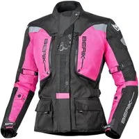 Berik Motorradjacke Furmia wasserdichte Damen Motorrad Textiljacke Verbindungsreißverschluss,Ellenbogenprotektoren enthalten,herausn