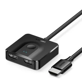 UGreen CM311 4K@60Hz HDMI Switch with 3.3FT HDMI Cable 2 in 1 Out/1 in 2 Out Bidirectional HDMI Splitter Switcher for HD